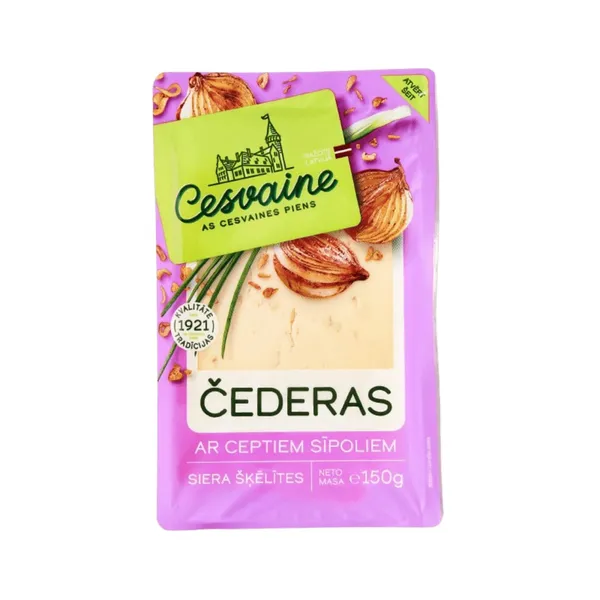 Siers ar ceptiem sīpoliem CESVAINE šķēlītes 150g