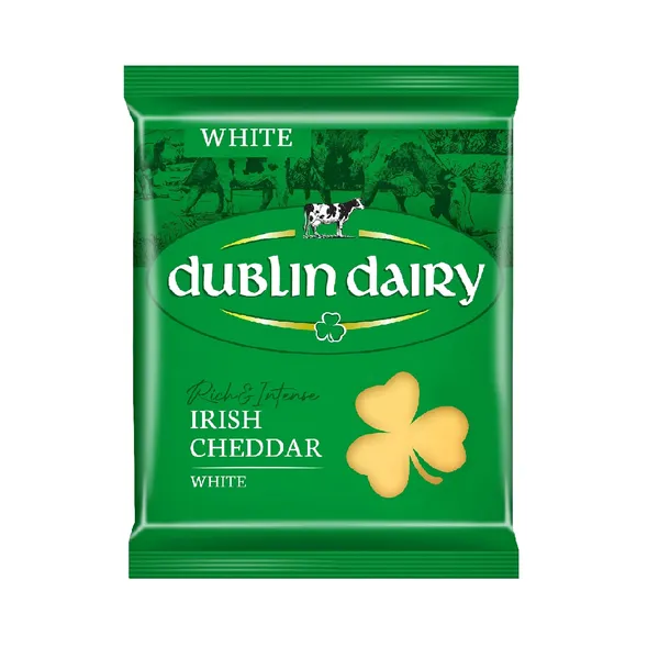 Siers Irish Cheddar DUBLIN DAIRY baltais 200g