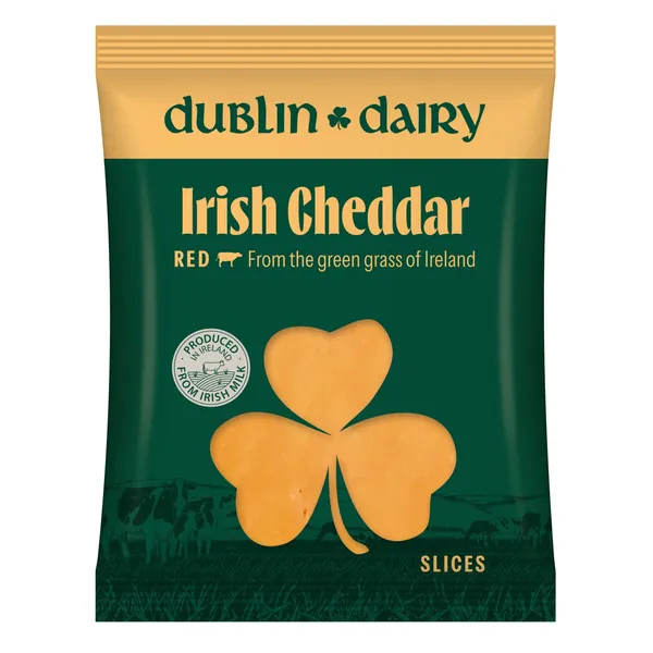 Siers CHEDDAR DUBLIN sarkanais šķēl.150g