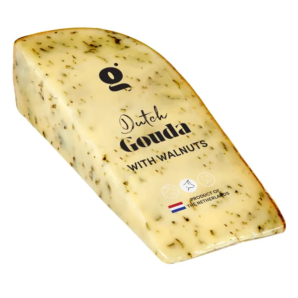Puscietais siers Gourmet Cheese ar valriekstiem 50% kg