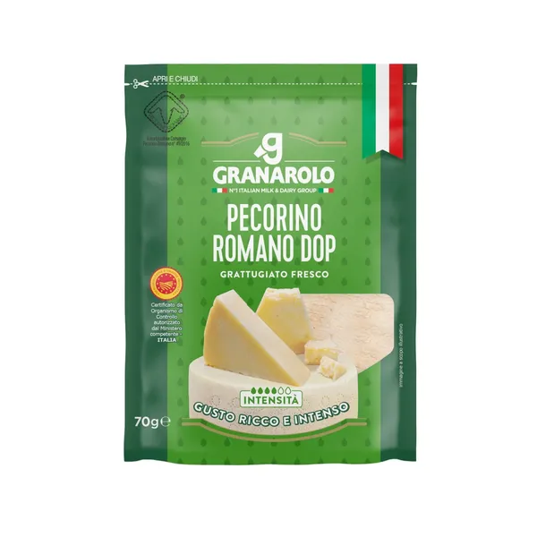 Rīvēts siers Pecorino Romano P.D.O. 70g