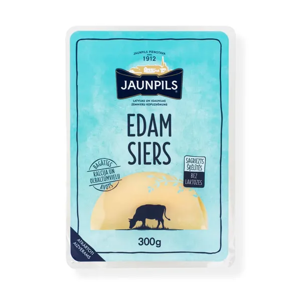 Siers Jaunpils Edam šķēlēs 300g