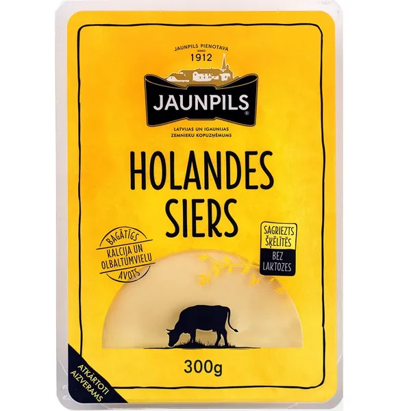 Siers Jaunpils Holandes šķēlēs 150g