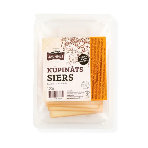 Siers kūpināts JAUNPILS šķēlēs 150g