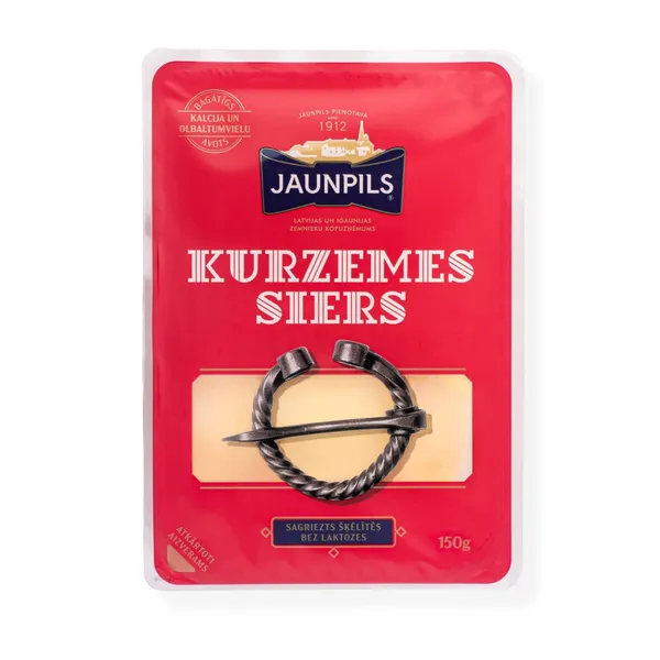 Kurzemes siers JAUNPILS šķēlītēs 150 G