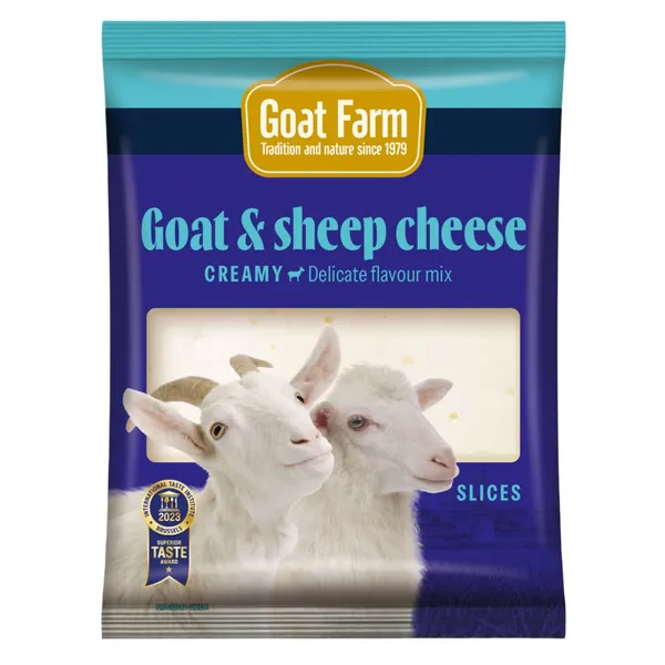 Siers kazas un aitas piena kausētais šķēlēs 40% 100g