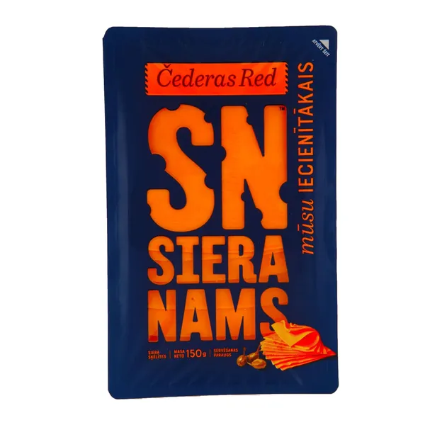 Siers Siera nams Čederas red šķēlītēs 150g