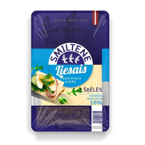 Siers SMILTENE Liesais 16% šķēles 150g