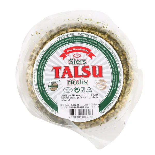 Siers Talsu Ritulis zaļais fasēts kg