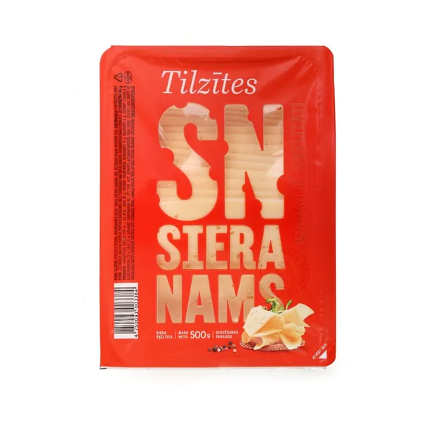 Siera Nams Siers šķēlēs Tilzītes 500g