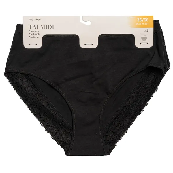 Sieviešu apakšbikses Tai Midi Maria 3pāri 48/50
