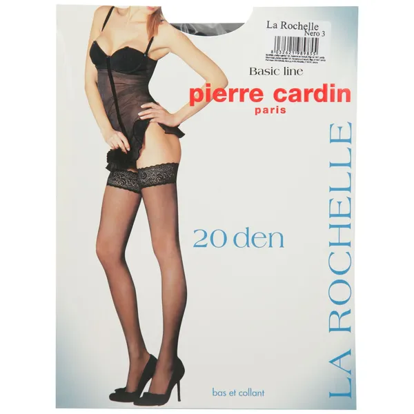Sieviešu garās zeķes Pierre cardin la rochelle nero 3 20d