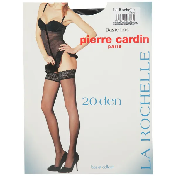 Sieviešu garās zeķes Pierre cardin la rochelle nero 4 20d