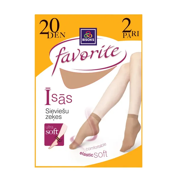 Sieviešu īszeķes Favorite 20 den 2 pāri 25276 beige