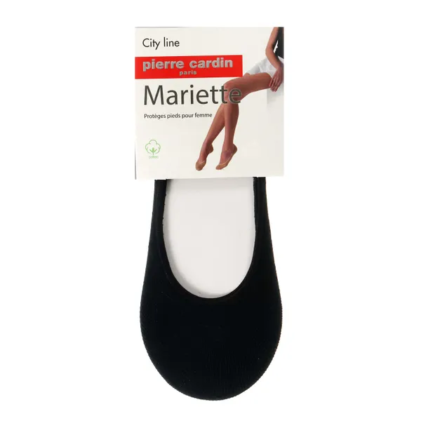 Sieviešu kokvilnas pēdiņas Pierre cardin mariette nero 2 unica