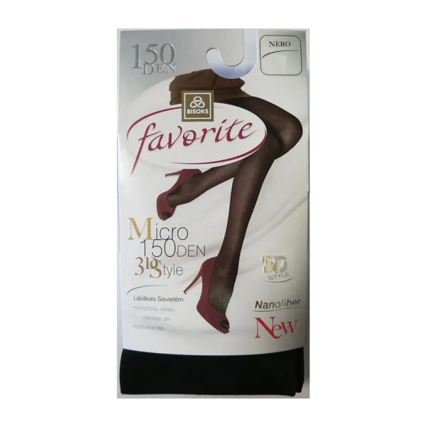 Sieviešu zeķbikses Favorite 150 den 42148 nero 2