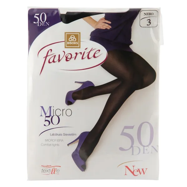 Sieviešu zeķbikses Favorite 50 den 42141 nero 3