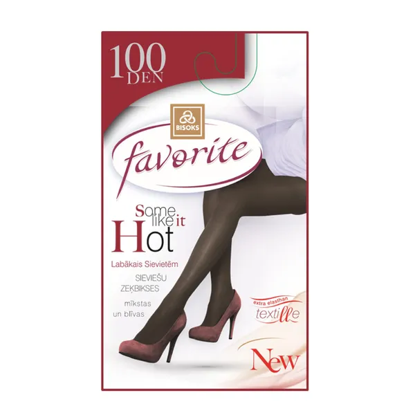 Sieviešu zeķbikses Favorite hot 100 den 41128 black 3