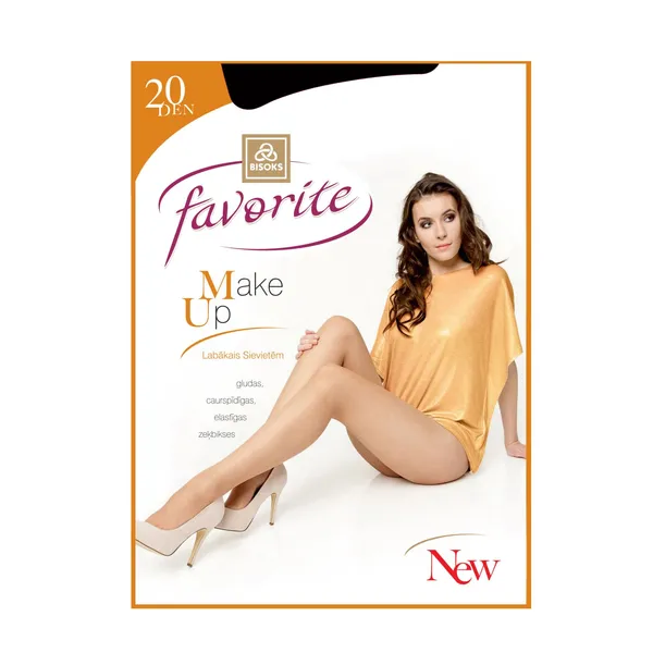 Sieviešu zeķbikses Favorite make up 20 den 42111 black 4