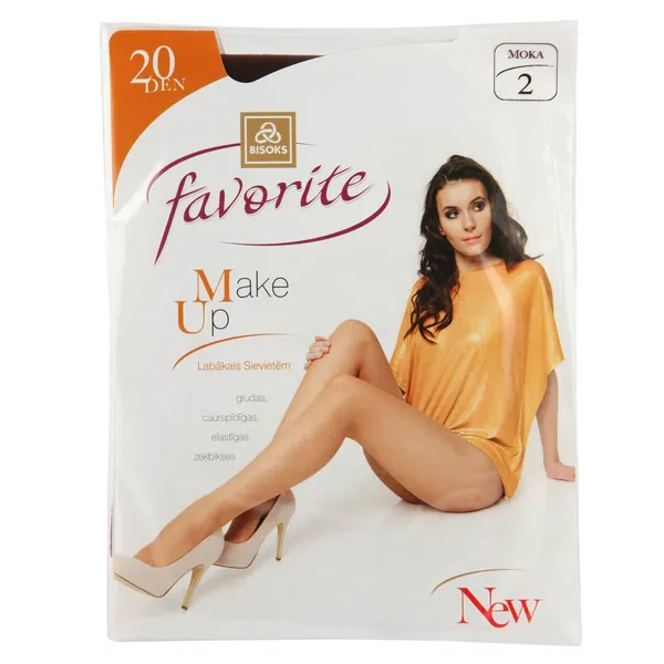 Sieviešu zeķbikses Favorite make up 20 den 42111 d.beige 1-2