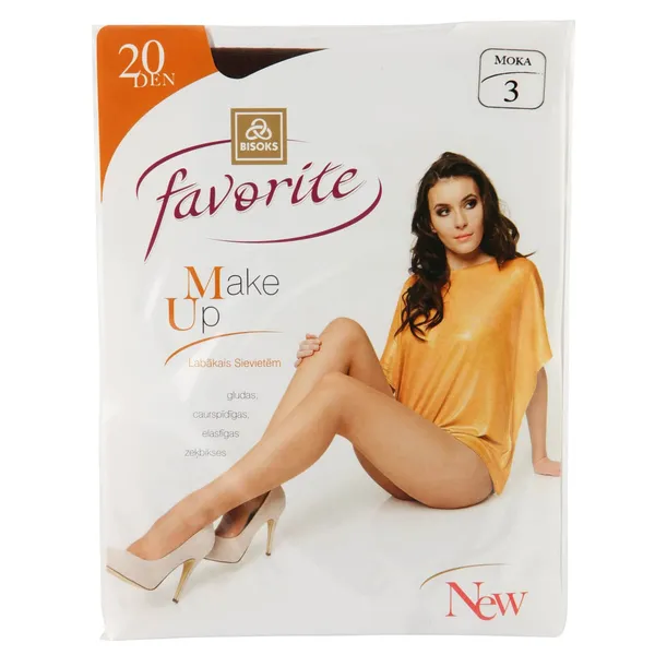 Sieviešu zeķbikses Favorite make up 20 den 42111 d.beige 3