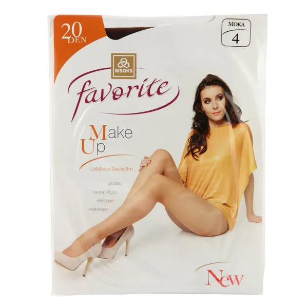 Sieviešu zeķbikses Favorite make up 20 den 42111 d.beige 4