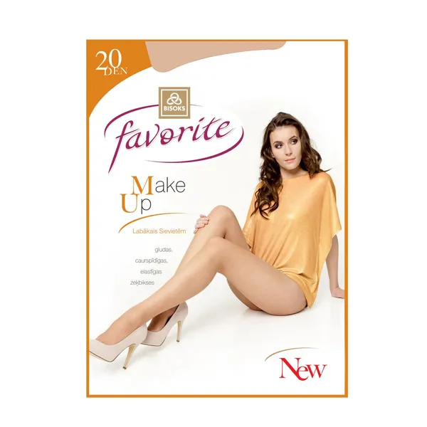 Sieviešu zeķbikses Favorite make up 20 den 42111 l.beige 1-2