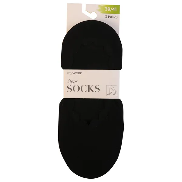 Sieviešu zeķes-pēdiņas Mywear 3 pāri 39/41