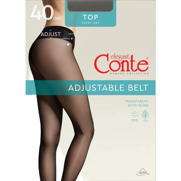 Sieviešu zeķubikses Conte Top 40 Natural 3 20d