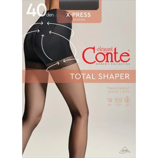Sieviešu zeķubikses Conte X-press 40 nero 3