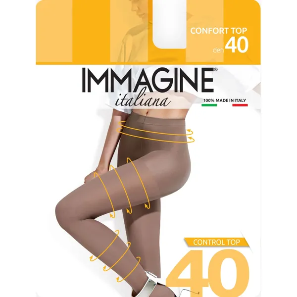 Sieviešu zeķubikses Immagine confort 40d visone 3