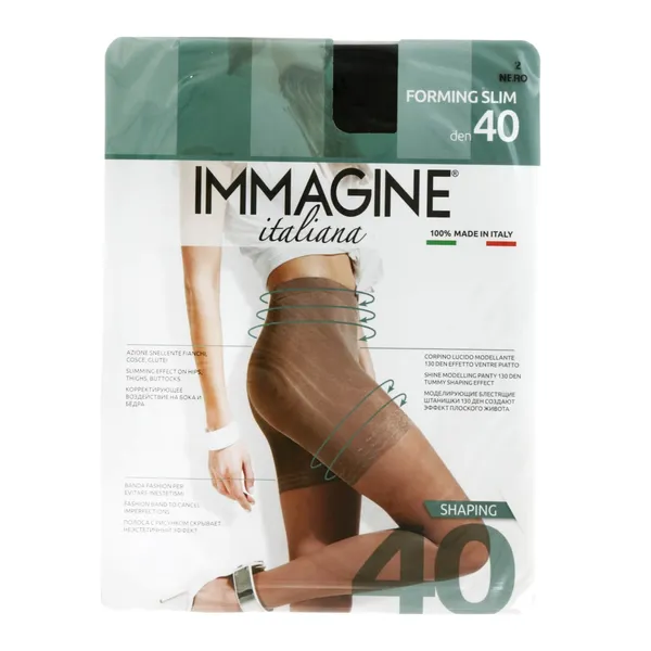 Sieviešu zeķubikses Immagine forming 40d nero 2