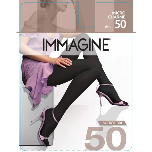 Sieviešu zeķubikses Immagine micro charme 50d nero 5