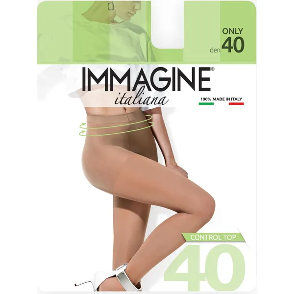 Sieviešu zeķubikses Immagine only 40d nero 4