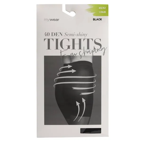 Sieviešu zeķubikses Mywear Strumpbyxa 20D DSH Black 3