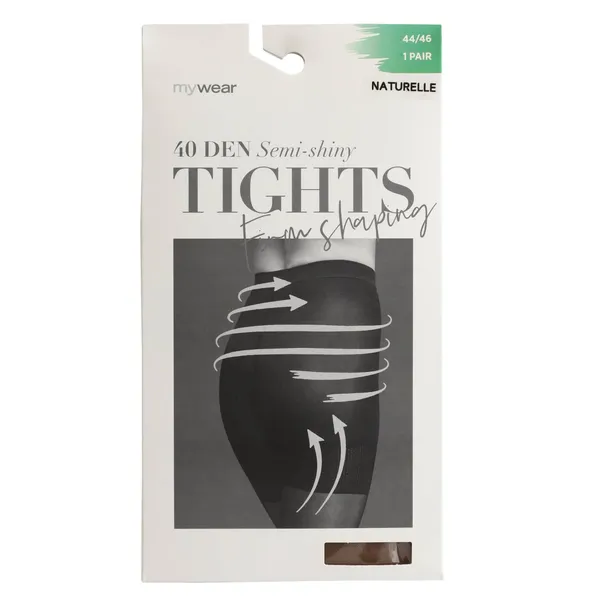 Sieviešu zeķubikses Mywear Strumpbyxa 20D DSH Nat 4.