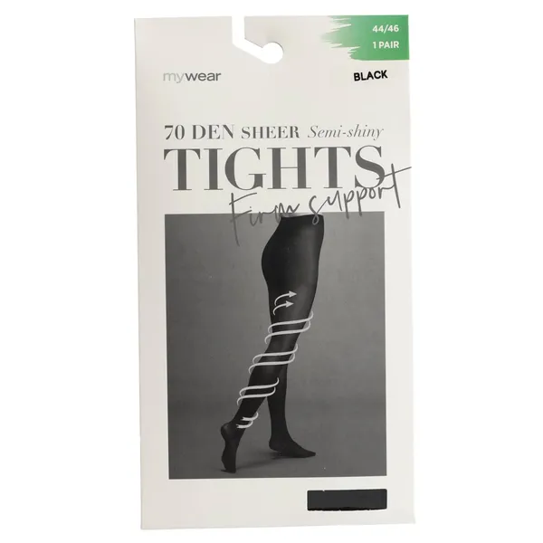 Sieviešu zeķubikses Mywear Strumpbyxa 70D FS Black 4