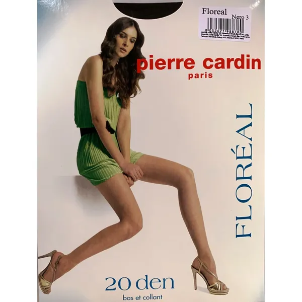 Sieviešu zeķubikses Pierre cardin floreal nero 3 20d