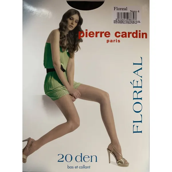 Sieviešu zeķubikses Pierre cardin floreal nero 4 20d