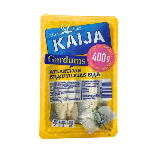 Siļķu filejas Gardums eļļā 400g/300g