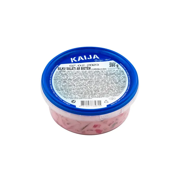 Siļķu filejas majonēzē ar bietēm KAIJA 280g