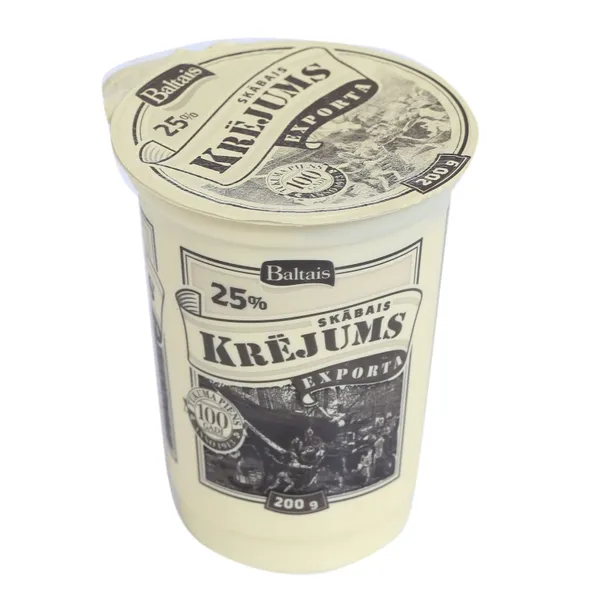 Skābais krējums EXPORTA 25% 200g