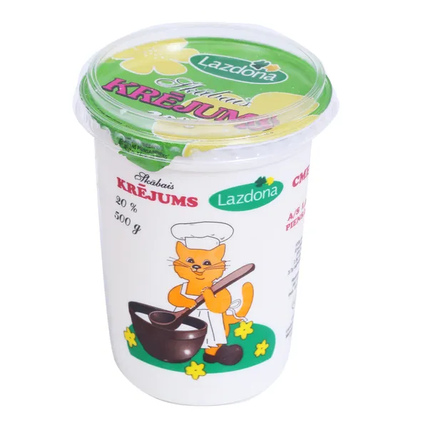 Skābais krējums Lazdona 20% 500g