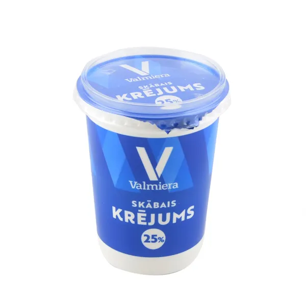 Skābais krējums VALMIERA 25% 450g
