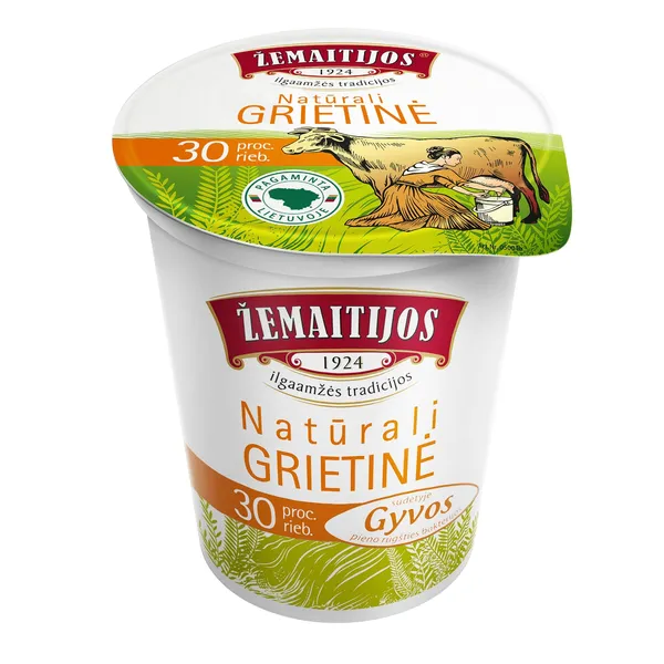 Skābais krējums Žemaitijos 30% 400g