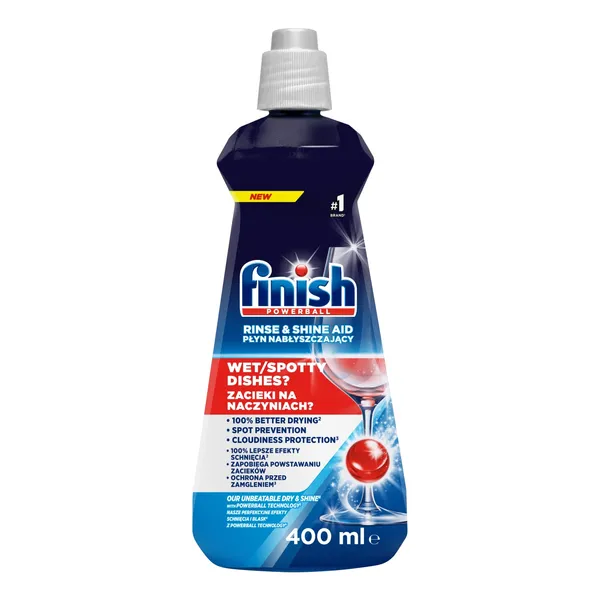 Skalošanas līdzeklis traukiem Finish Rinse Aid 400ml