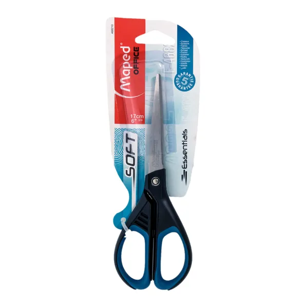 Šķēres Maped Essentials Soft 17cm, krāsa un dizains var atšķirties BS26
