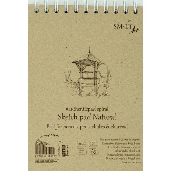 Skiču bloks SM LT Art A5 70lp 100gsm BS26