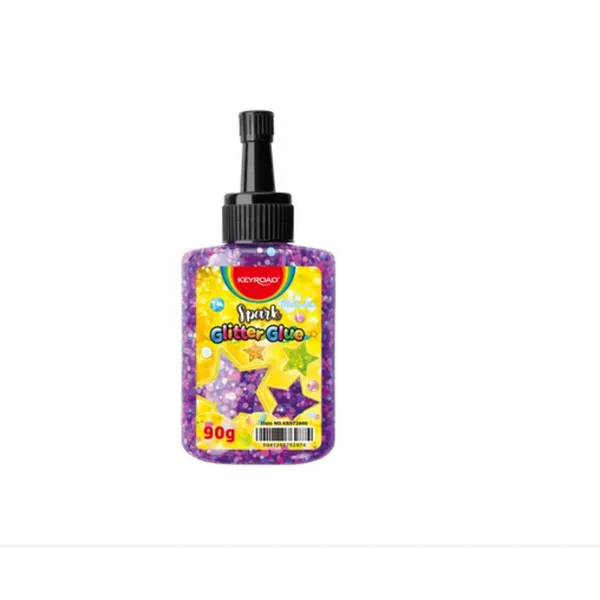 Šķidrā līme Keyroad Glitter 90 ml asorti