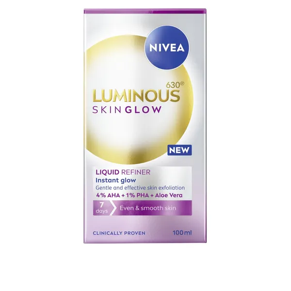 Šķidrais ādas pīlings Nivea Luminous630 Skin Glow nenoskalojams 100ml